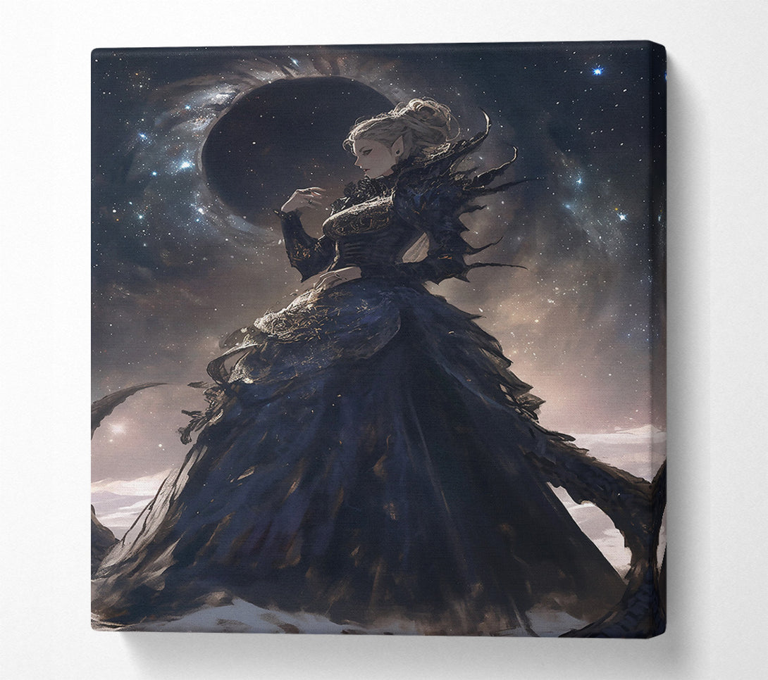  A Canvas Print of Black Nebula Queen Canvas Art