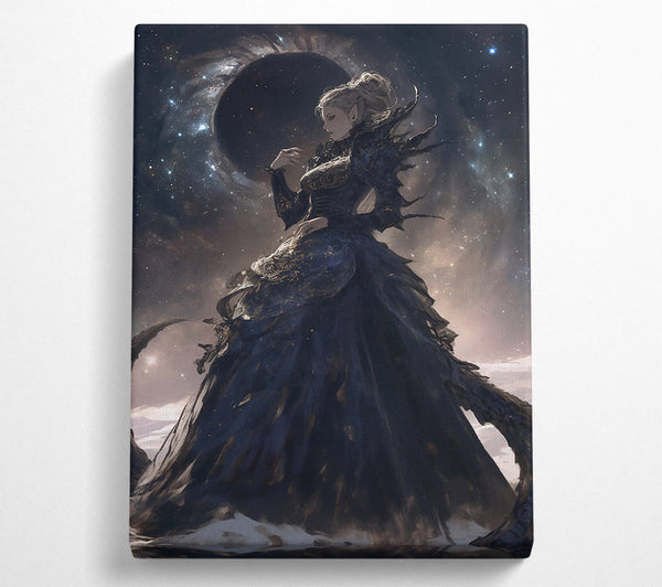  A Canvas Print of Black Nebula Queen Canvas Art