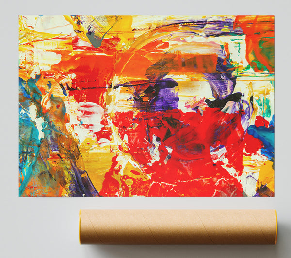 Red Acrylic Dreamscape Giclee Print