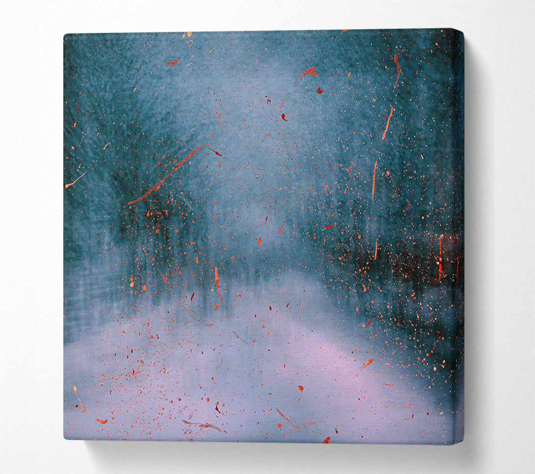  A Canvas Print of Azure Dust Storm Canvas Wall Art