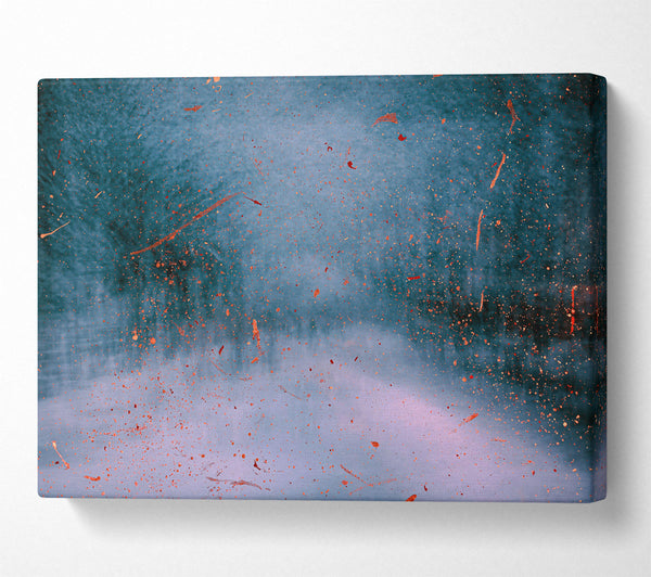  A Canvas Print of Azure Dust Storm Canvas Wall Art