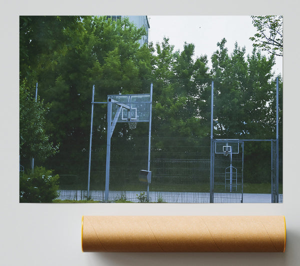 Green Hoop Dreams Print