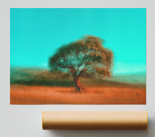 Turquoise Sky Solitude Print