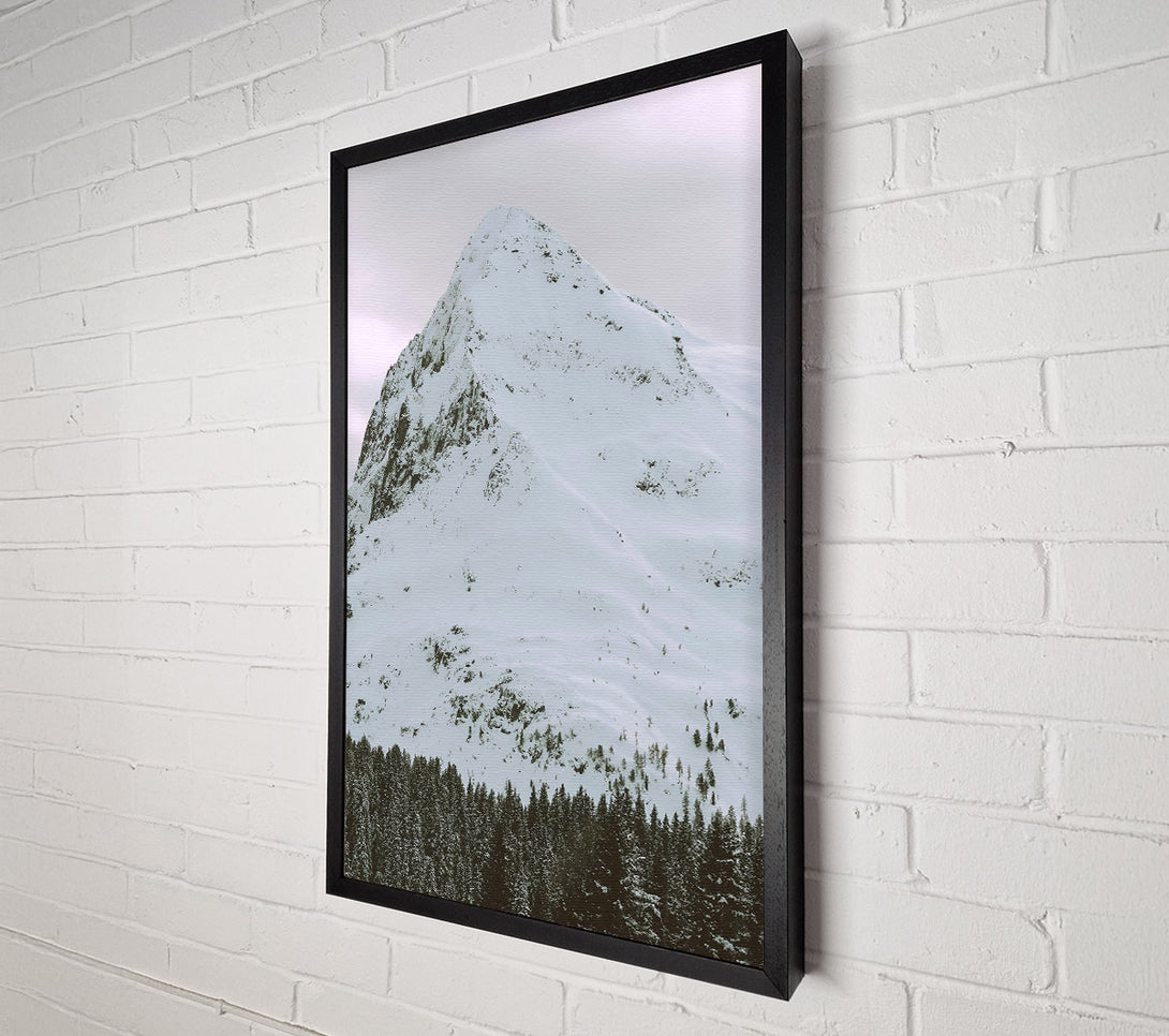  A Canvas Print of White Mountain Serenity Canvas Wall Art
