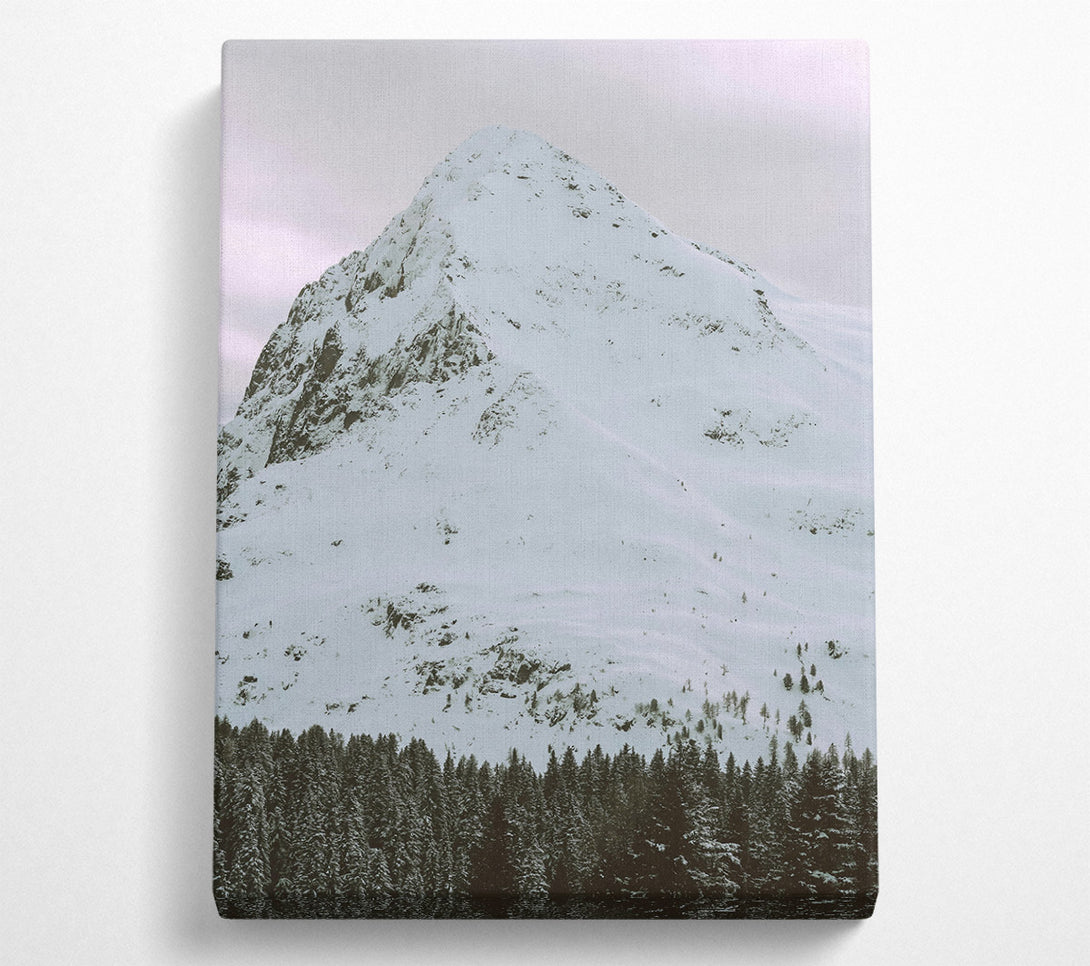  A Canvas Print of White Mountain Serenity Canvas Wall Art