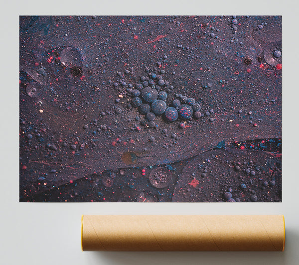 Purple Cosmic Dust Giclee Print