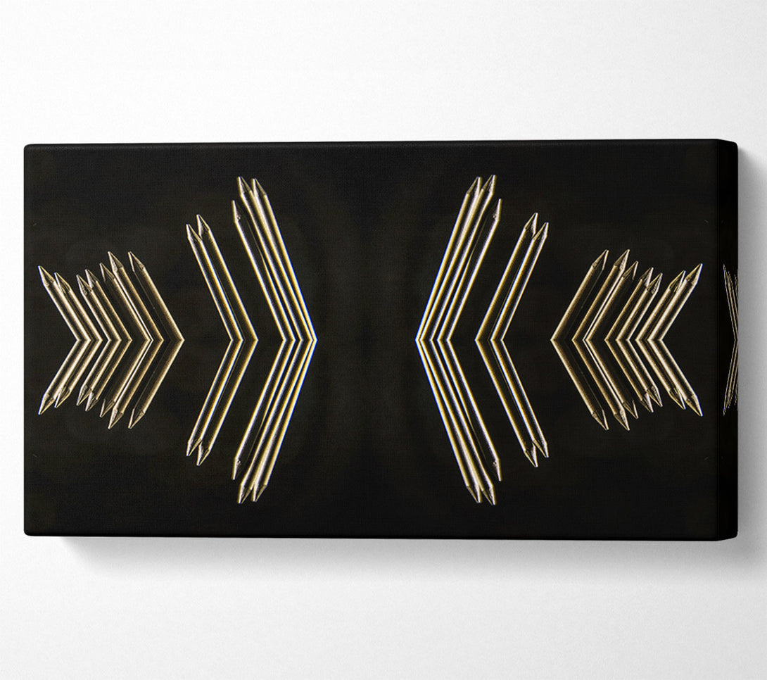  A Canvas Print of Golden Arrow Reflections Canvas Wall Art