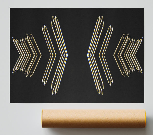 Golden Arrow Reflections Giclee Print