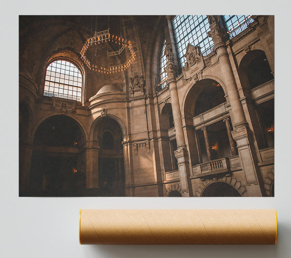 Golden Arches Of Time Giclee Print