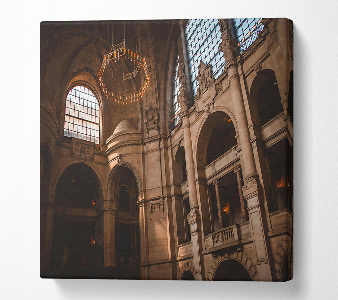  A Canvas Print of Golden Arches Of Time Canvas Print
