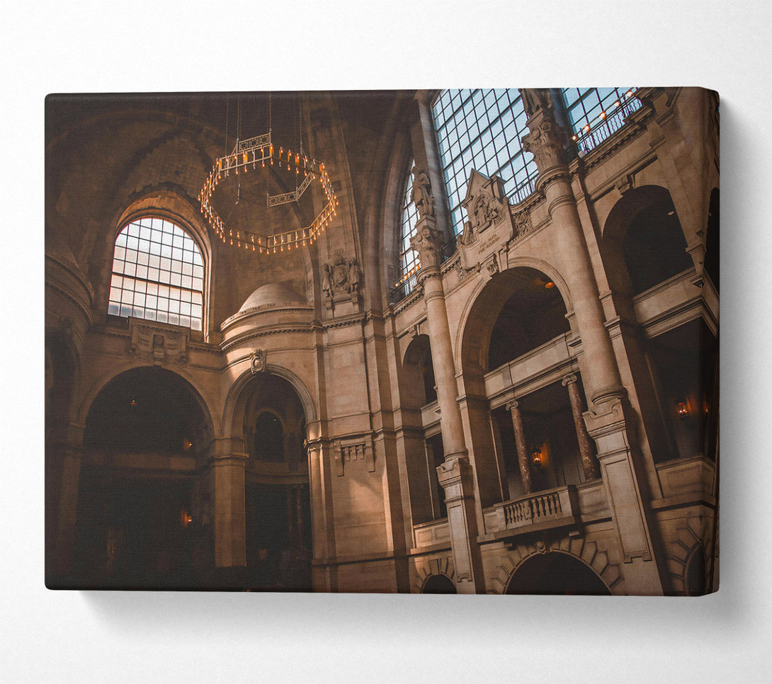  A Canvas Print of Golden Arches Of Time Canvas Print