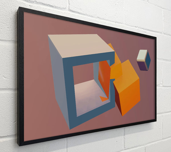 Orange Geometric Escape