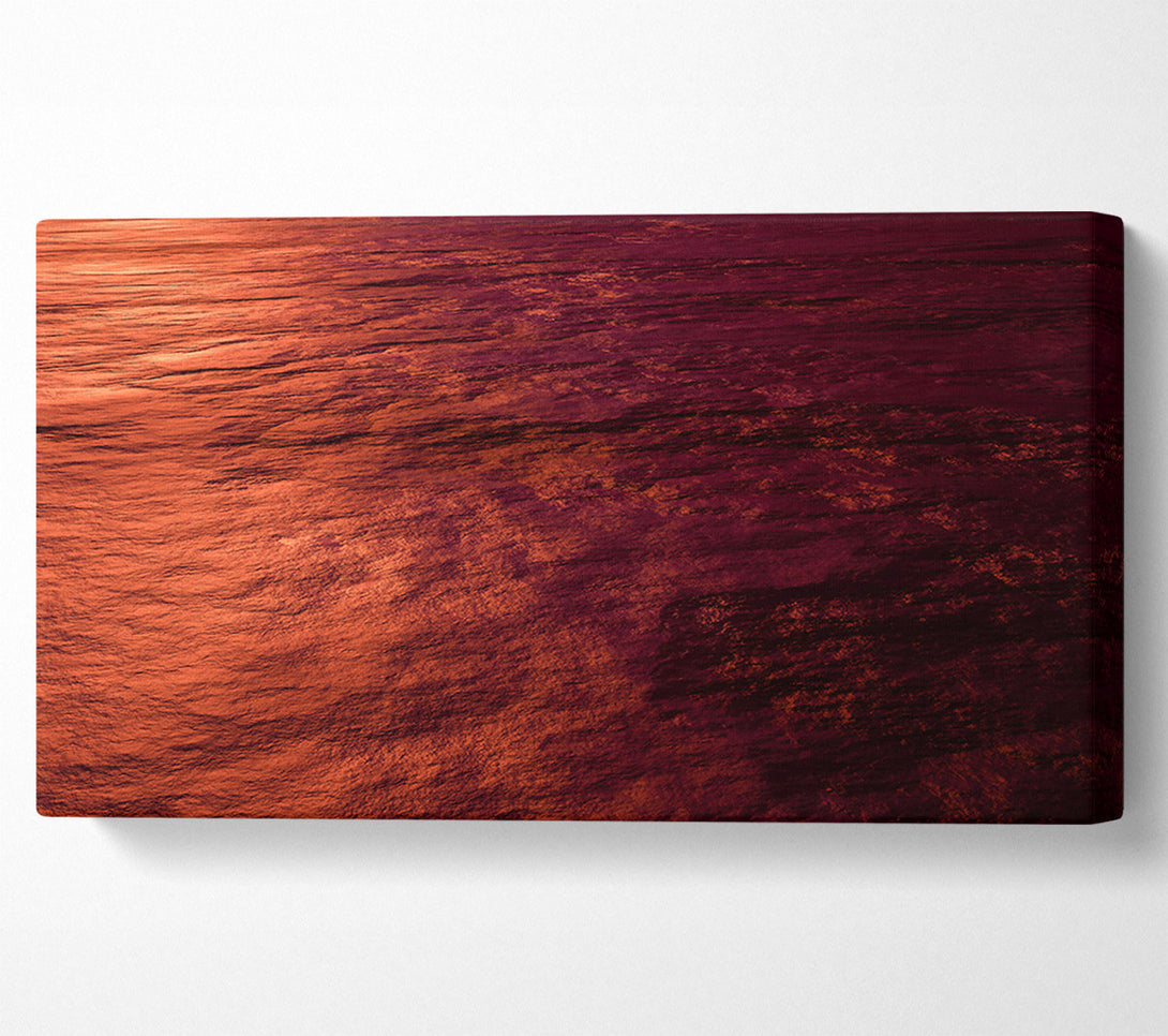  A Canvas Print of Crimson Water Ripples Canvas Wall Art
