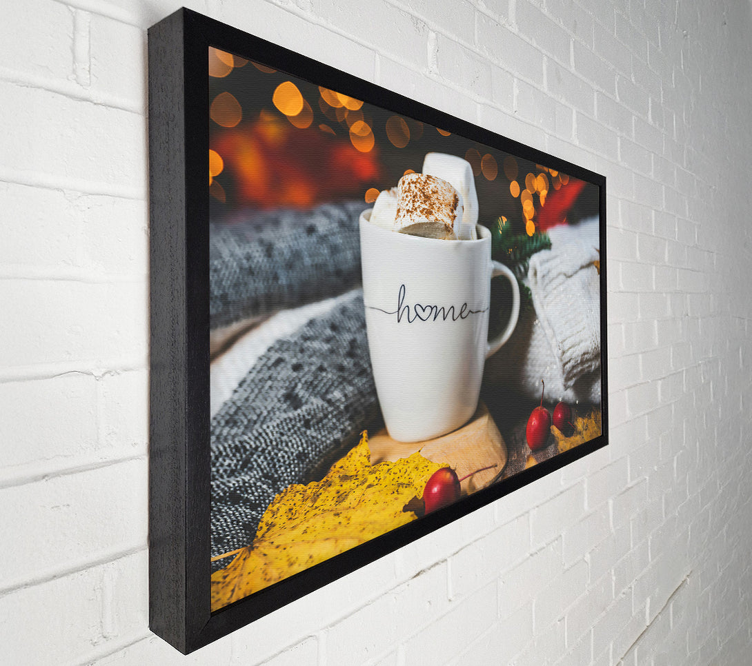  A Canvas Print of Golden Home Cozy Canvas Wall Art