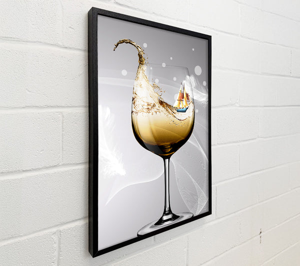 Boat In A Wineglass
