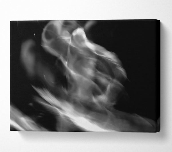  A Canvas Print of White Swirling Dreams Canvas Wall Art