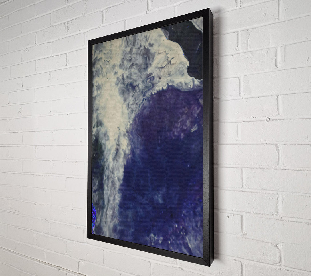  A Canvas Print of Indigo Sky Swirl Canvas Wall Art