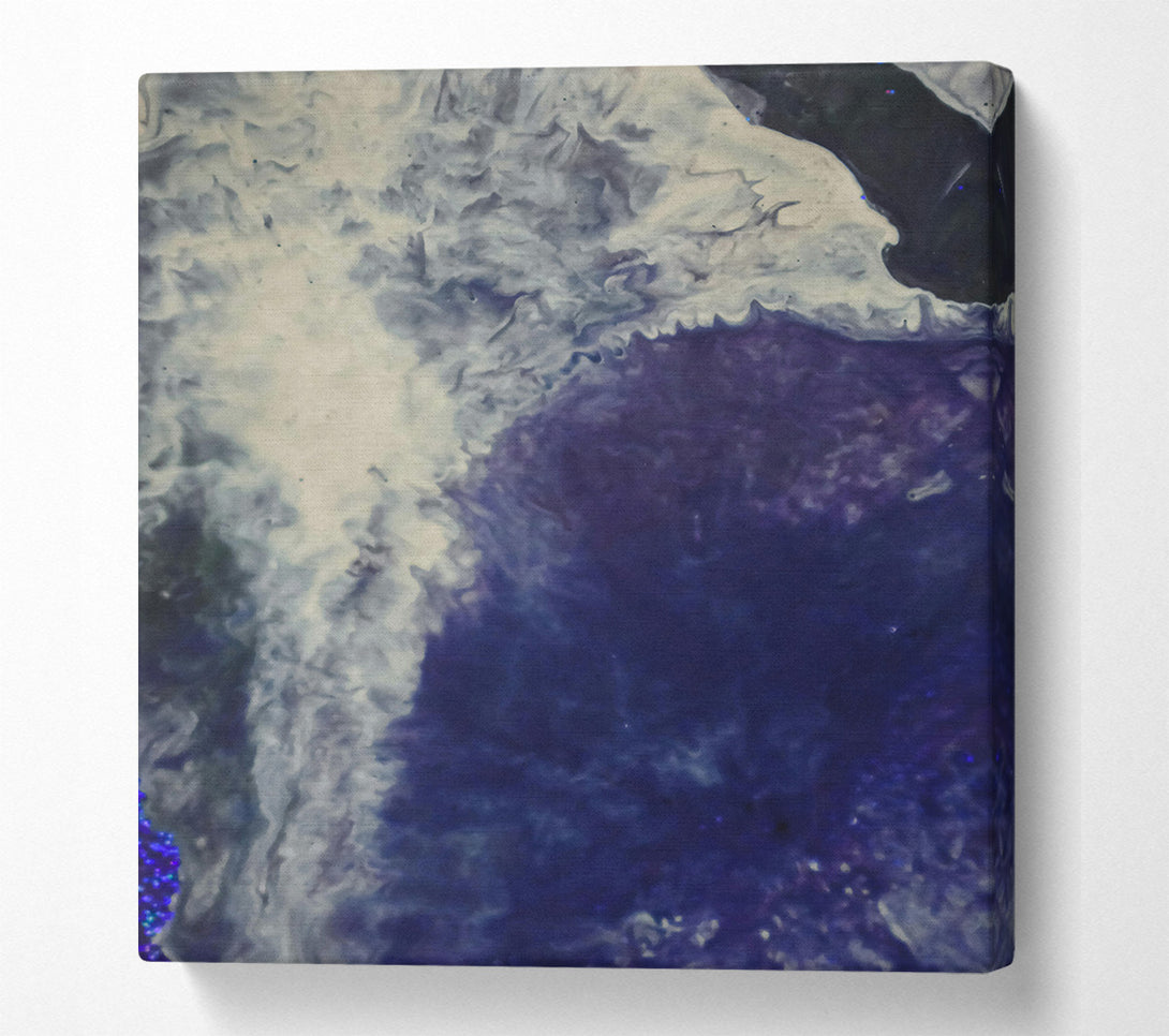  A Canvas Print of Indigo Sky Swirl Canvas Wall Art