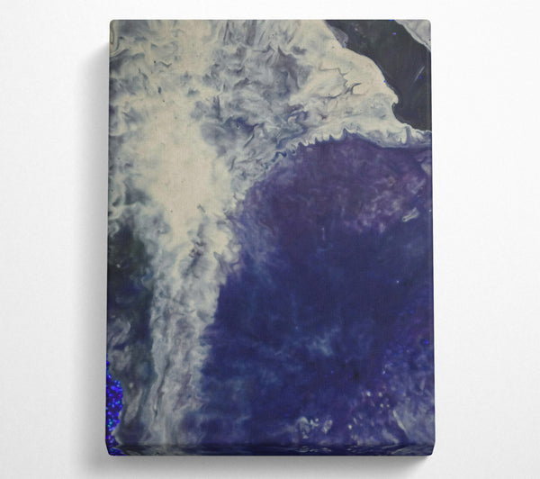  A Canvas Print of Indigo Sky Swirl Canvas Wall Art