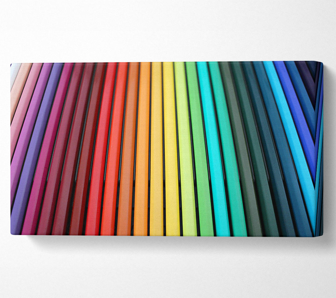  A Canvas Print of Turquoise Color Spectrum Canvas Wall Art