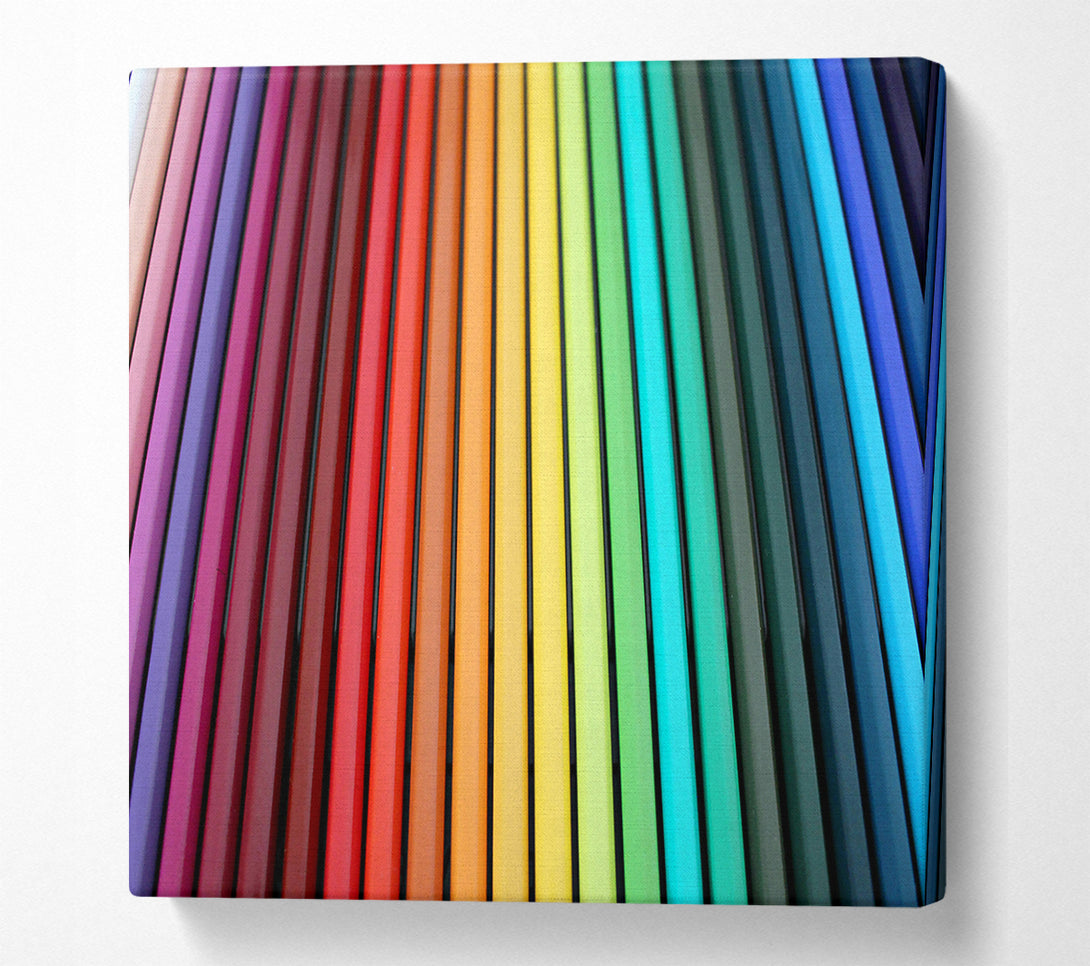  A Canvas Print of Turquoise Color Spectrum Canvas Wall Art