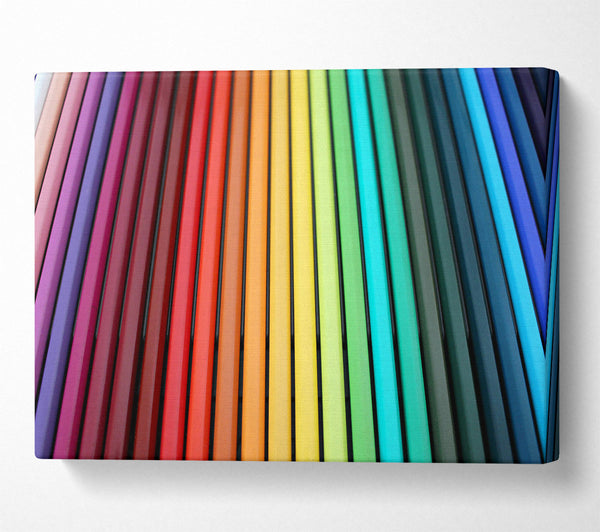  A Canvas Print of Turquoise Color Spectrum Canvas Wall Art