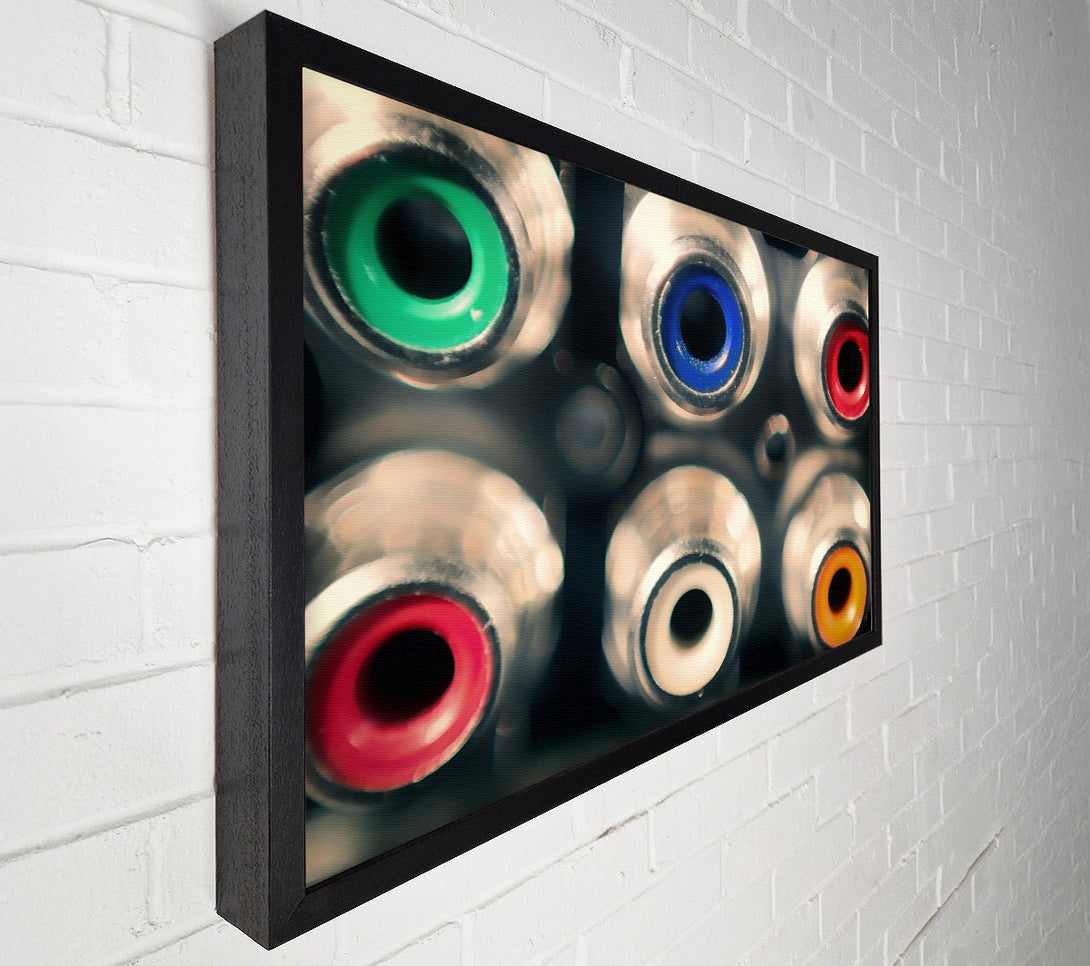  A Canvas Print of Blue Eyes Of Technology Canvas Art