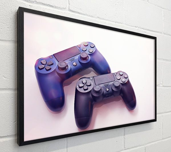 Blue Dualshock Controllers
