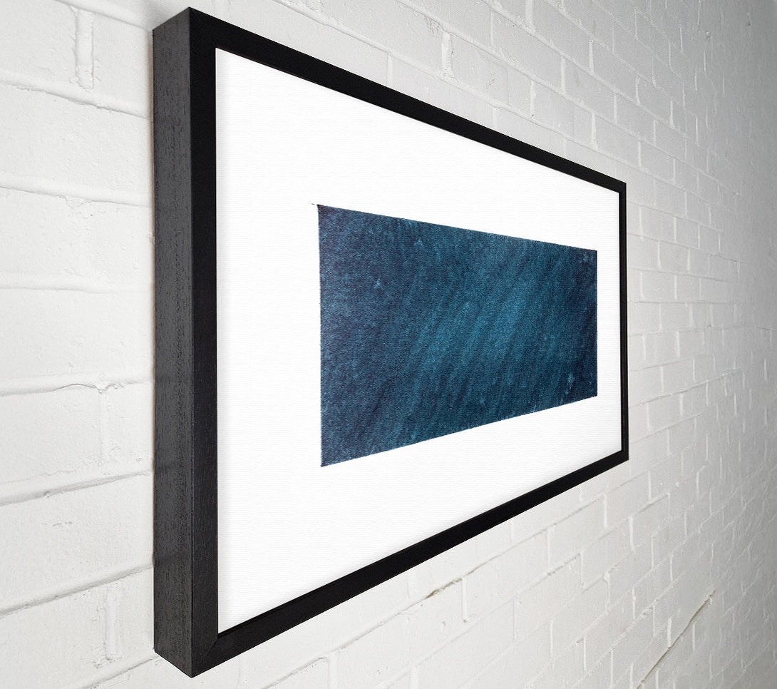  A Canvas Print of Azure Abstract Square Canvas Print