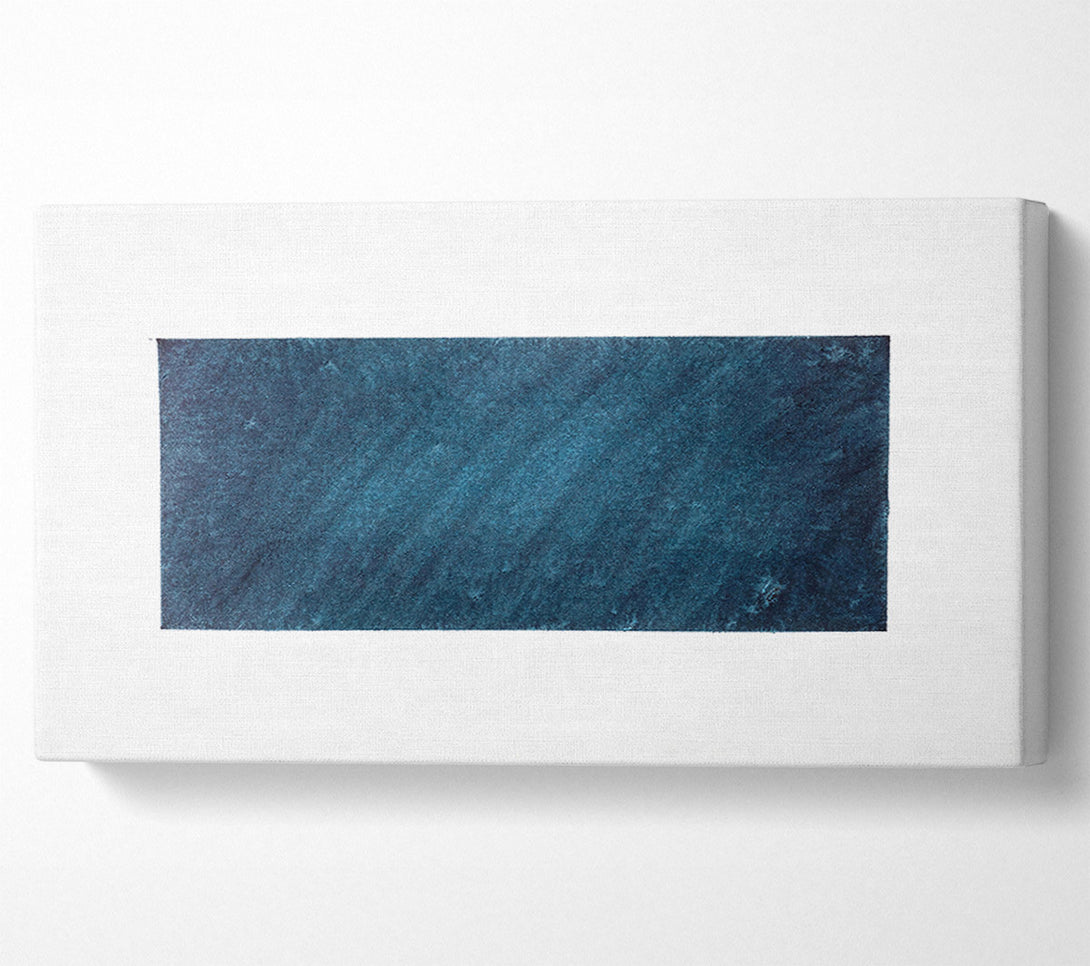  A Canvas Print of Azure Abstract Square Canvas Print