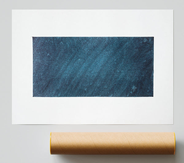 Azure Abstract Square Poster