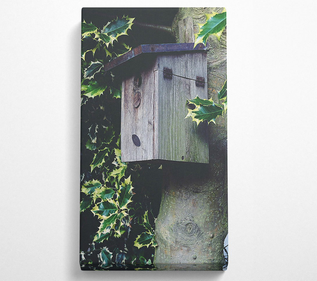  A Canvas Print of Grey Wooden Shelter Canvas Art