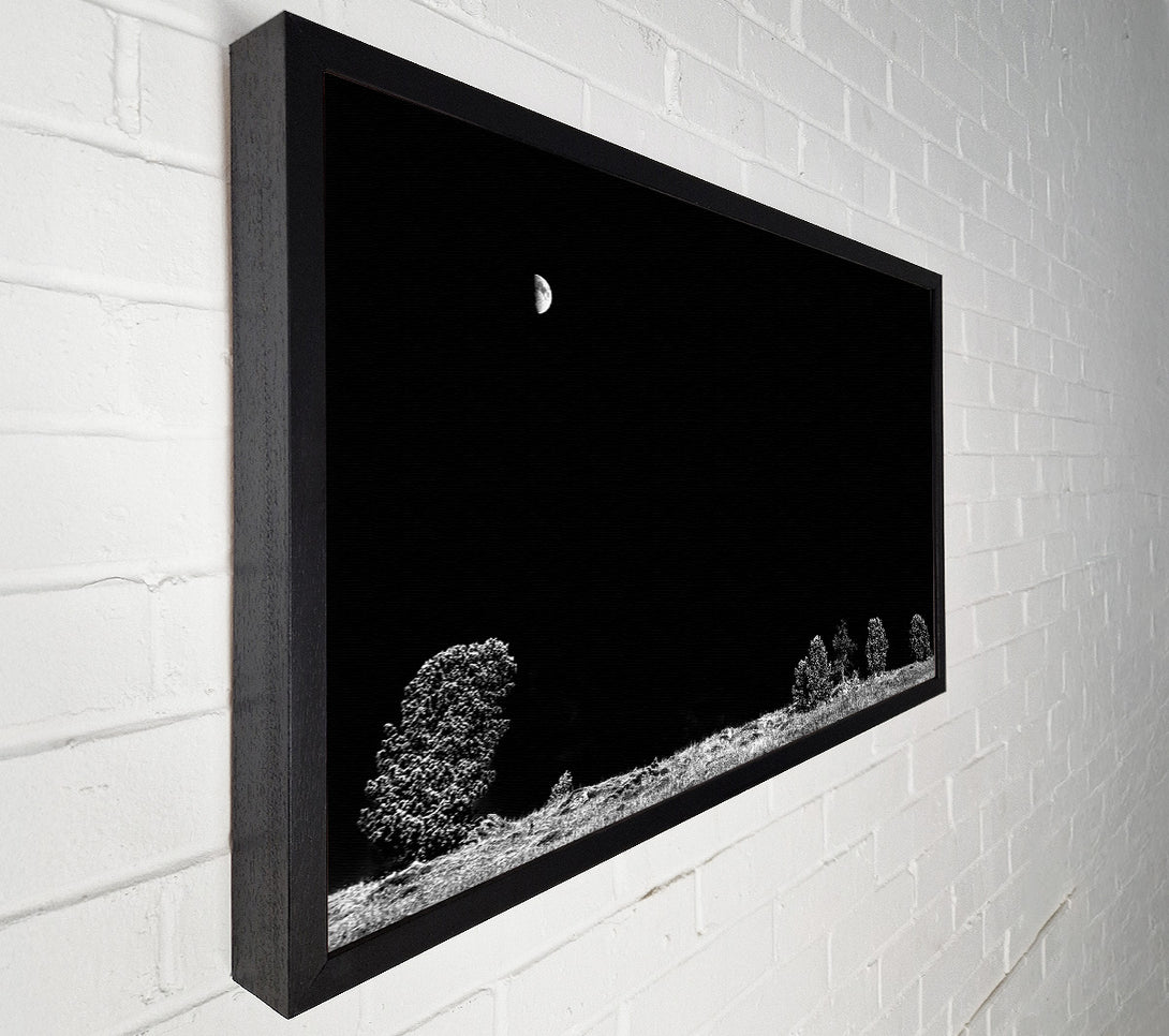  A Canvas Print of Black Night'S Embrace Canvas Print