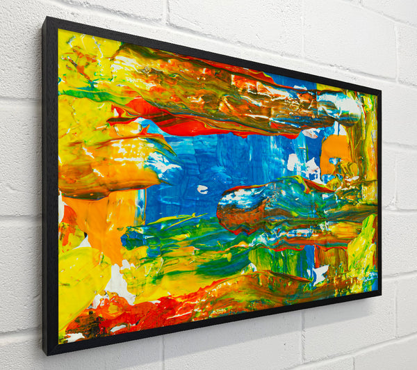Yellow Abstract Landscape
