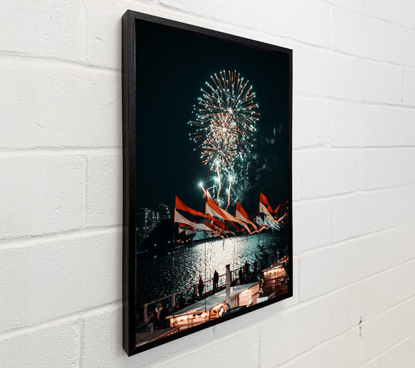 Teal Fireworks Celebration