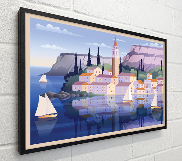Boats On The Coastal Town