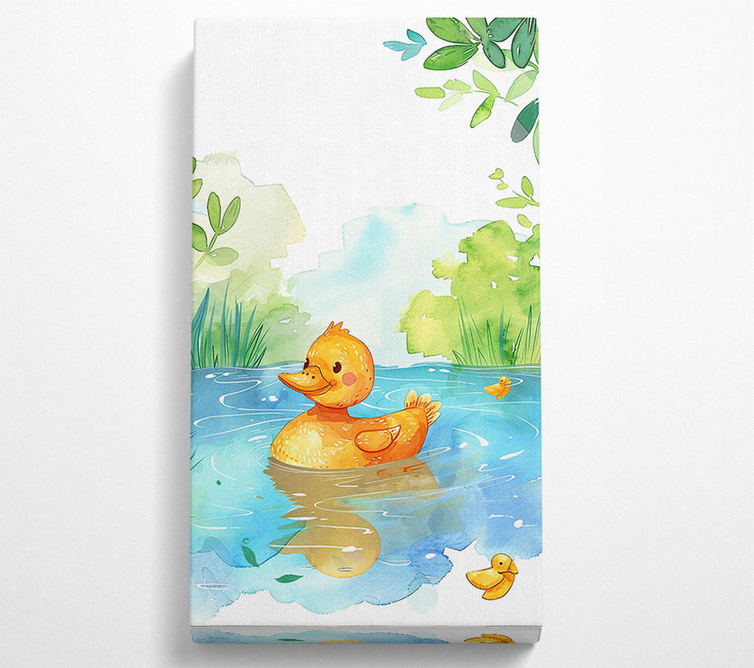 A Canvas Print of Golden Duckling'S Daydream Canvas Art