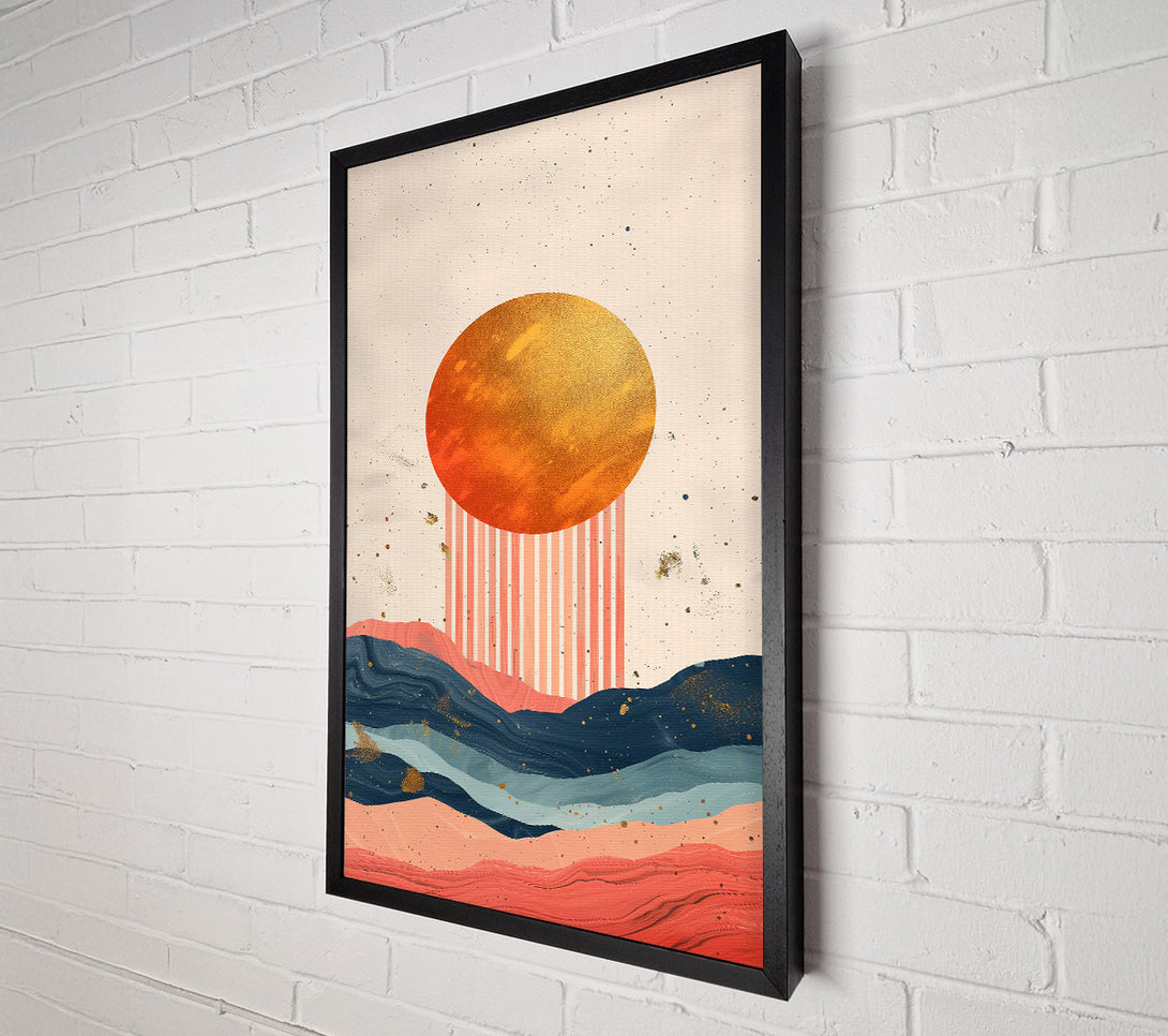  A Canvas Print of Sunset Over Coral Hills Canvas Wall Art