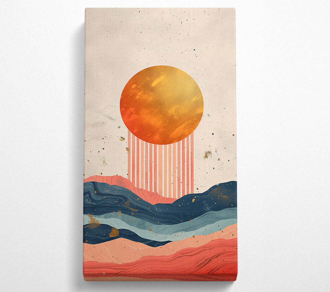  A Canvas Print of Sunset Over Coral Hills Canvas Wall Art