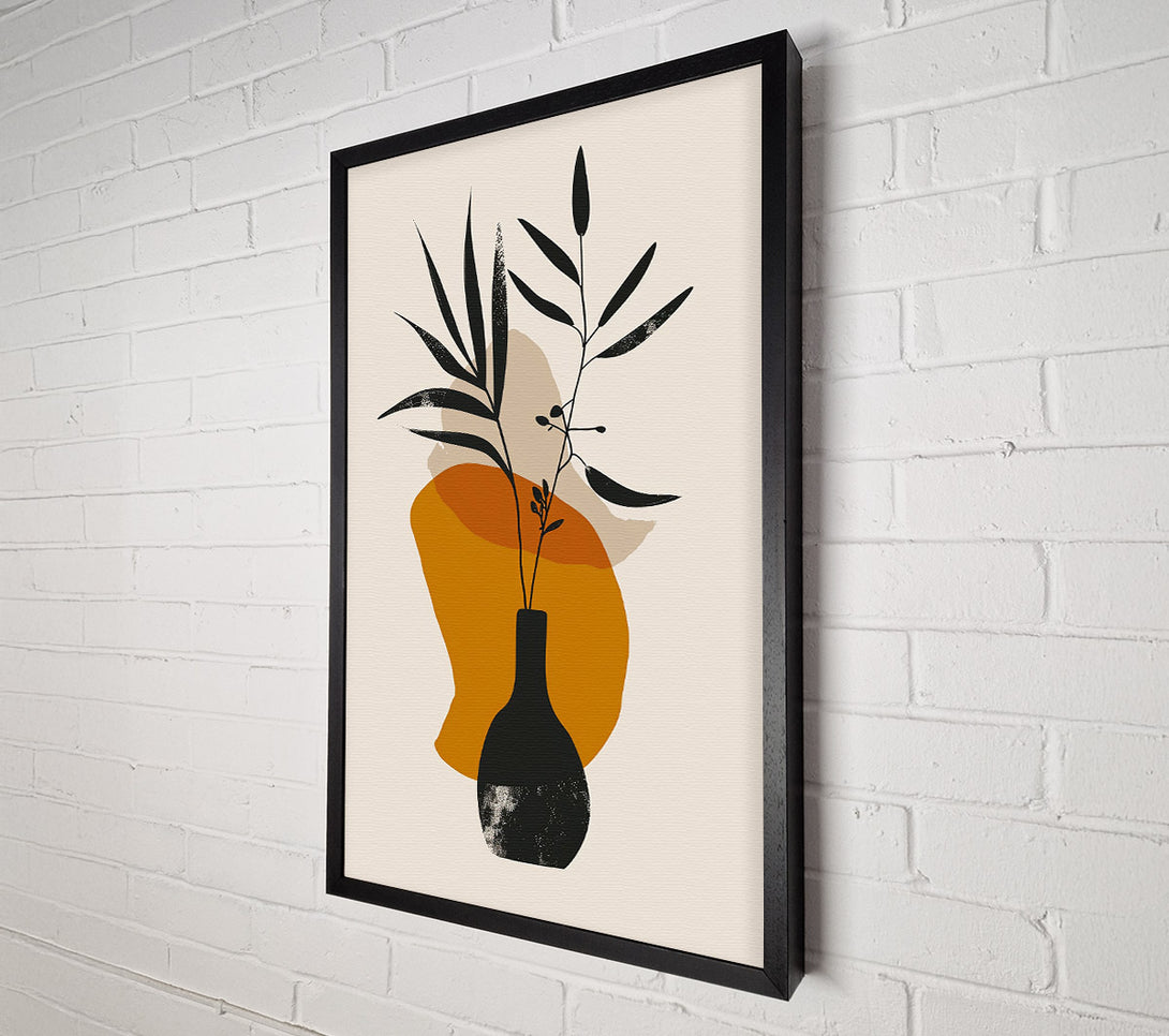 A Canvas Print of Burnt Orange Blooms Canvas Wall Art