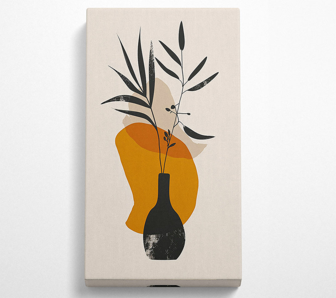  A Canvas Print of Burnt Orange Blooms Canvas Wall Art
