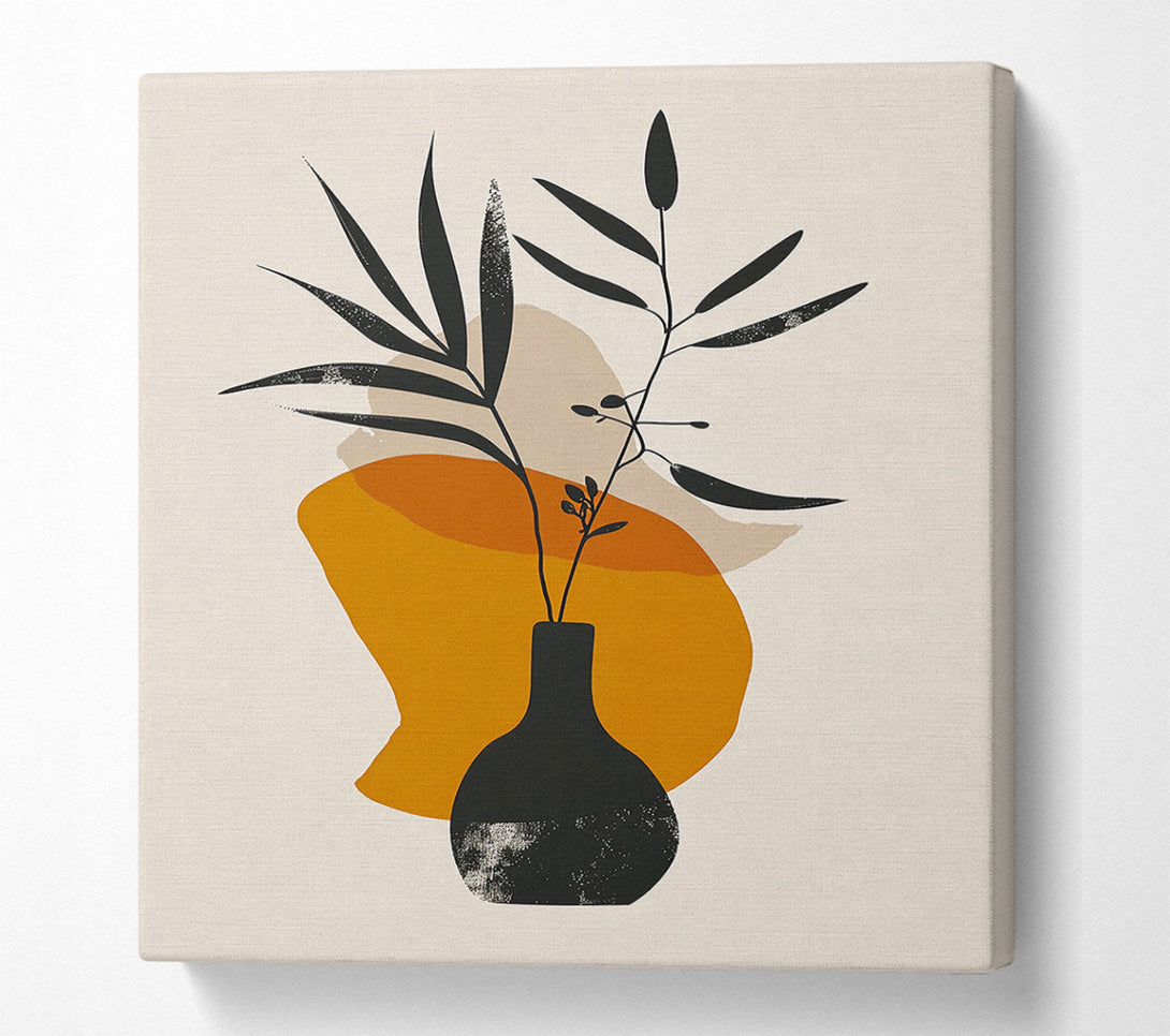  A Canvas Print of Burnt Orange Blooms Canvas Wall Art
