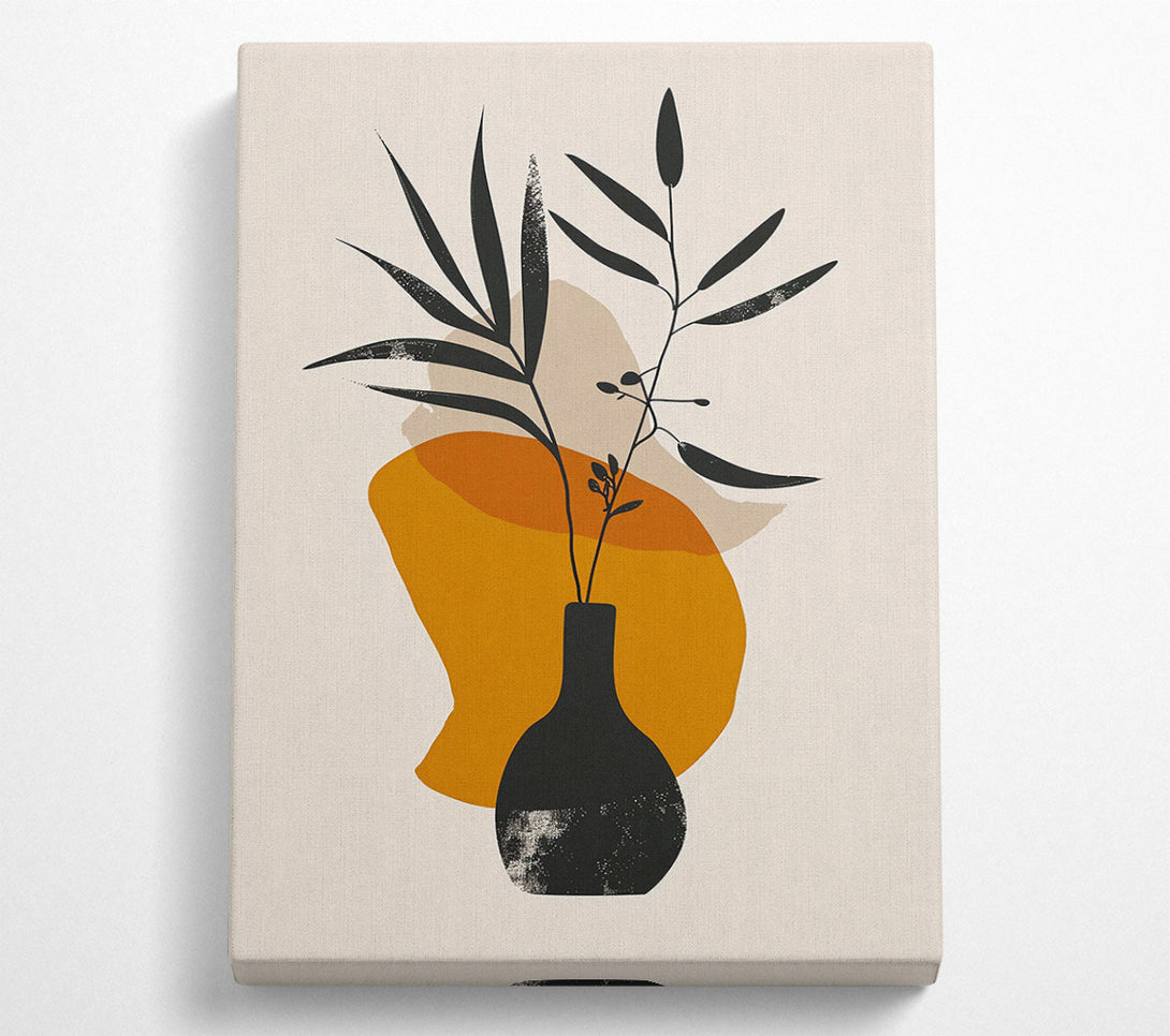  A Canvas Print of Burnt Orange Blooms Canvas Wall Art