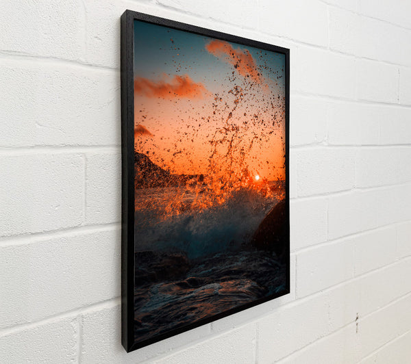 Orange Sunset Splash