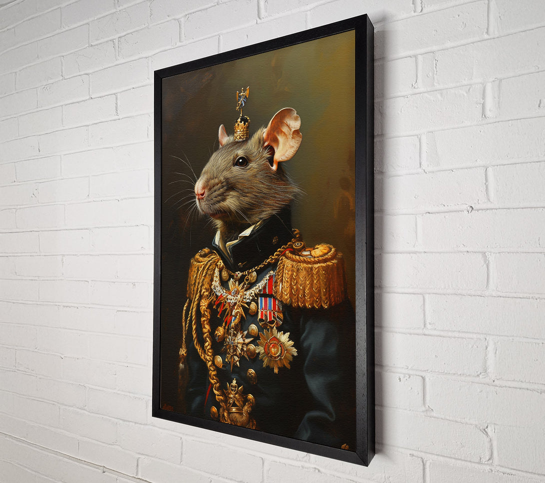  A Canvas Print of Golden Rat Royalty Canvas Print