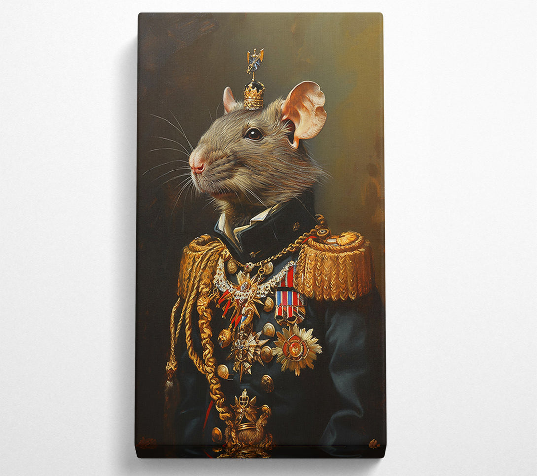  A Canvas Print of Golden Rat Royalty Canvas Print