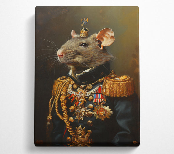  A Canvas Print of Golden Rat Royalty Canvas Print