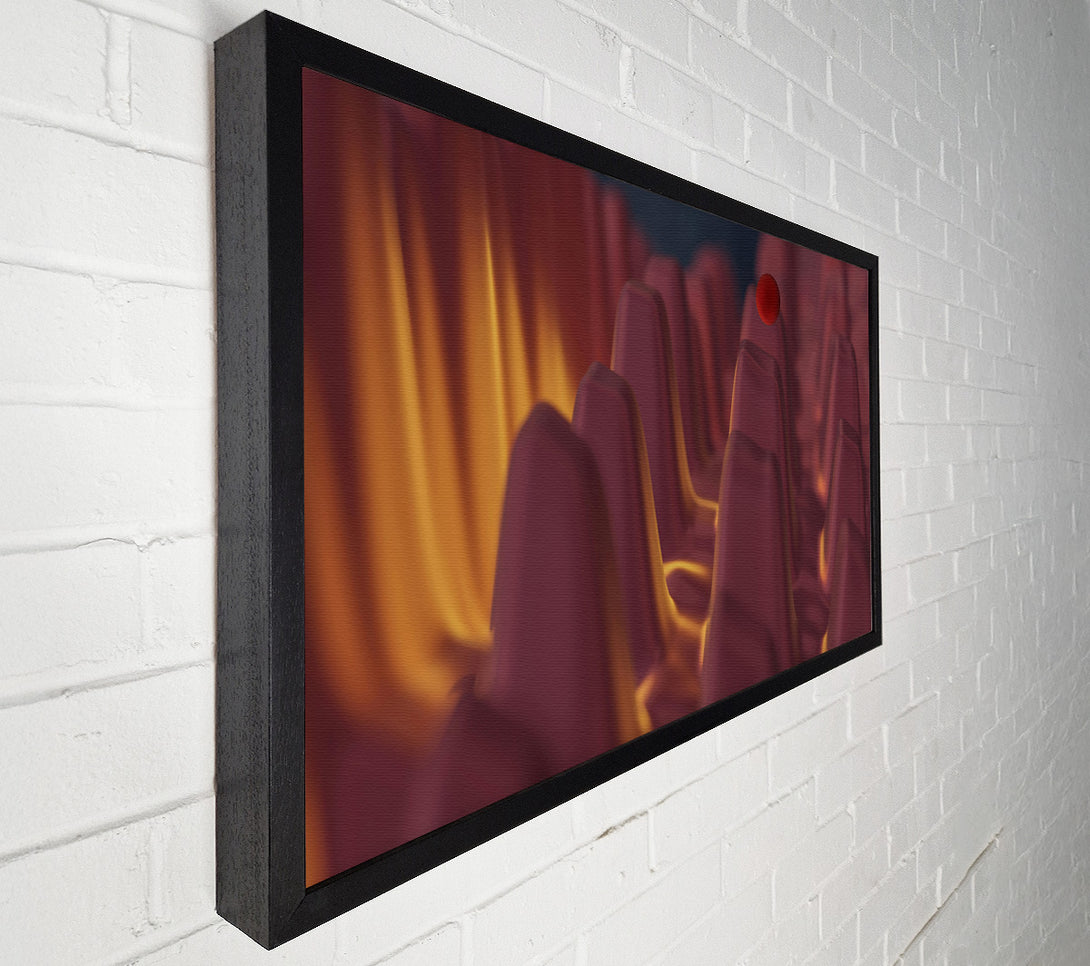  A Canvas Print of Burgundy Abstract Form Canvas Wall Art