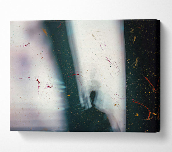  A Canvas Print of Azure Dust Specks Canvas Wall Art