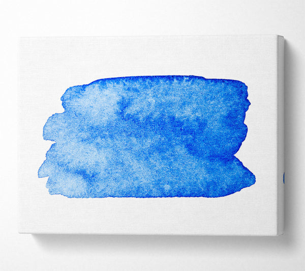  A Canvas Print of Azure Watercolor Wash Canvas Wall Art